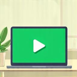 Ikona odtwarzacza wideo z symbolem play